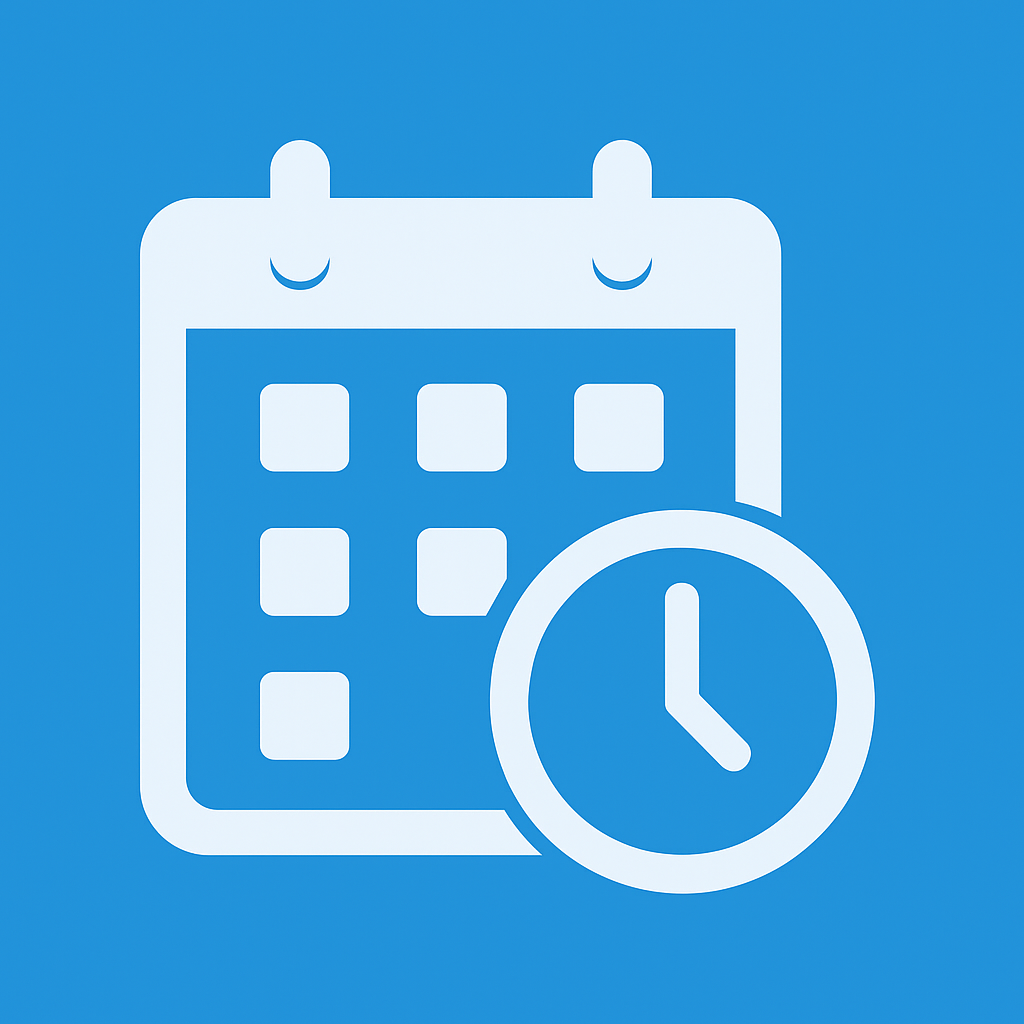 icona del calendario settimanale